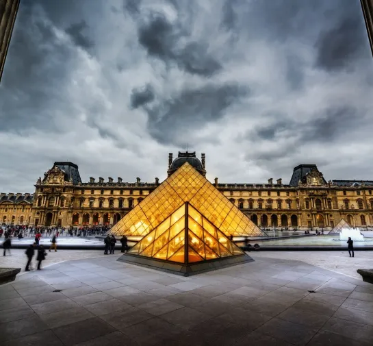 Eintrittskarte für das Louvre-Museum